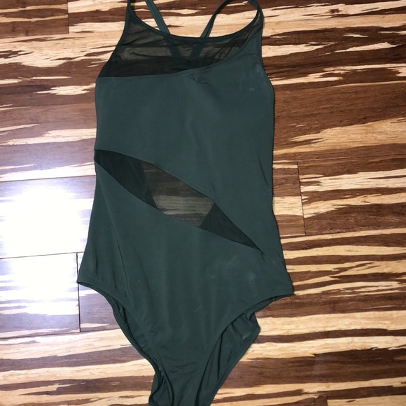 Navy green one pice. - Picture 1 of 2